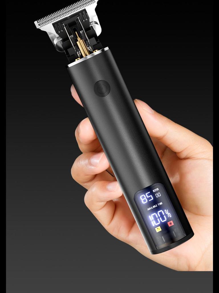 Электрическая аккумуляторная машинка для стрижки волос для мужчин: Водонепроницаемый, специальный дизайн резьбы