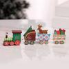Cartoon Animal Christmas Train Multicolor Mini Christmas Tree Train  Ornament