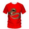 3D Print Scary Snake T Shirt Men Python Animal Graphic Tees Summer Street Women O-Neck Tops Loose Fashion Oversize T-Shirts