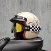 Ретро мотоциклетный шлем для мужчин и женщин Harley Half Helmet Motorcycle Buckle 3/4 шлем Four Seasons American Style