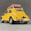 AABLC1 1:32 Volkswagen Beetle Travel version Compact sedan Alloy Metal Diecast Model Car Sound & Light Pull Back Collectibles Hobby Boy