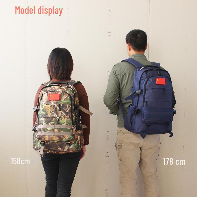 Камуфляжный рюкзак: Уличный стиль милитари для путешествий, летнего лагеря и групповых мероприятий
