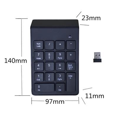 Беспроводная USB-клавиатура с цифровым блоком и цифровой клавиатурой для настольного ноутбука