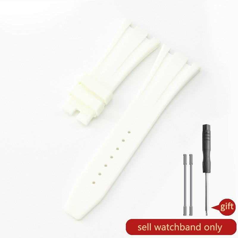 Силиконовый ремешок для часов AP Aibi 15400 серии Royal Oak, водонепроницаемый, влагостойкий, резиновый ремешок для часов, мужские аксессуары, 26мм27мм28мм