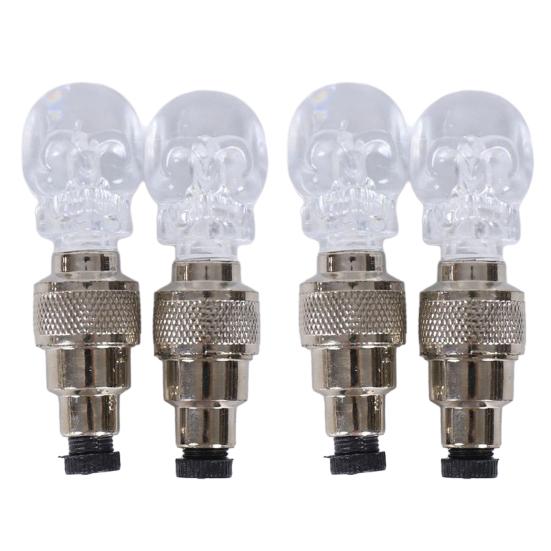 2/4 шт. Велосипедный вентиль для шины Свет Умный датчик Светодиодный фонарь на колесо велосипеда Ночная езда Цветной Декоративная лампа для вентиля дорожного или горного велосипеда Велосипедные аксессуары