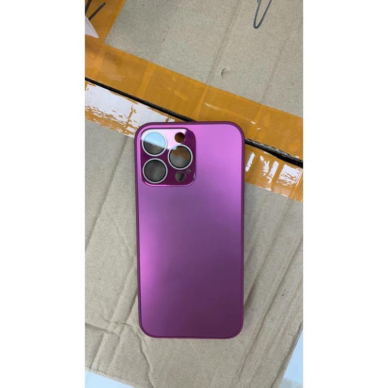 Apple 16promax Leakage Mark Magnetic Suction Phone Case Apple 15 Original 14 Lens Film Soft Edge Cover