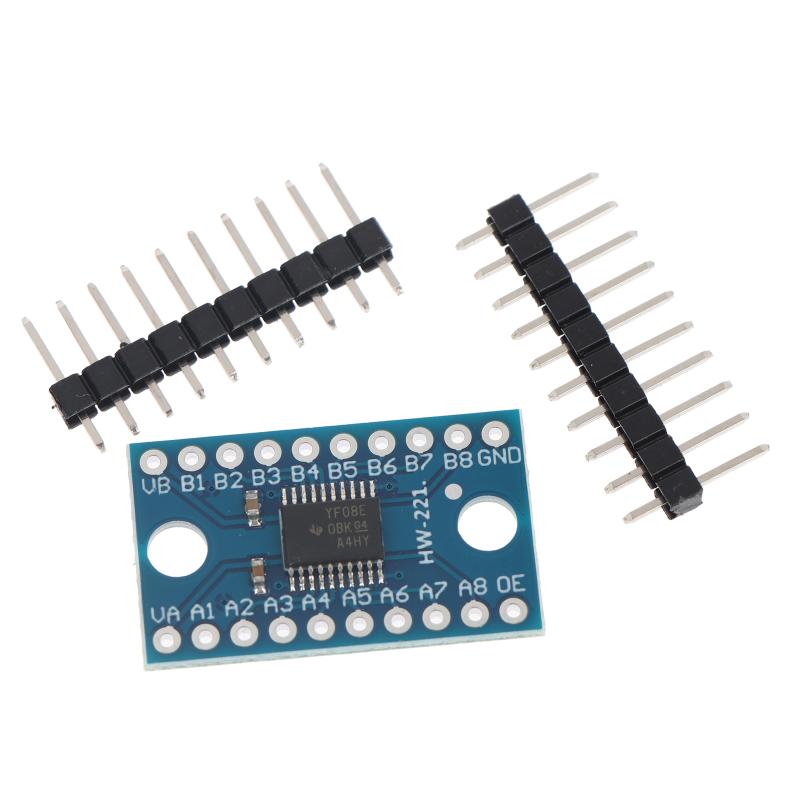 Txs0108E 8-Channel Logic Level Converter Converter Dc 3.3V 5V Ttl Bidirectional Interconverter Module