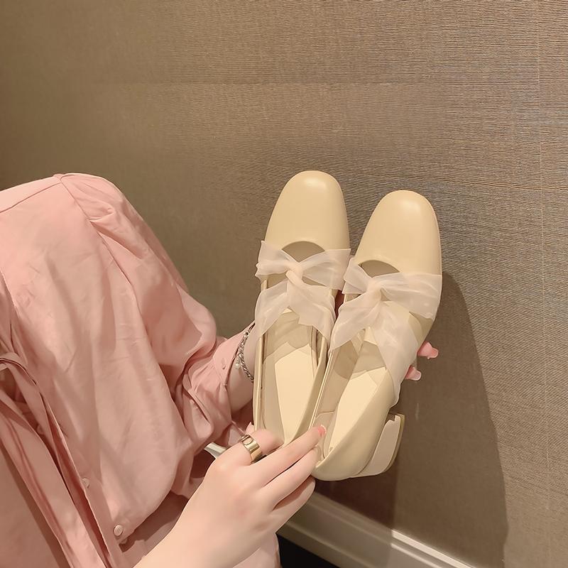 Модные женские туфли-лодочки Мэри Джейн для женщин, блочный каблук, квадратный носок, на среднем каблуке, обувь, шикарные и элегантные, стильные, тренд Y2k 2025