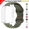 Чехол+Мягкий силиконовый ремешок для Redmi Watch 5 Active Band ТПУ Мягкий чехол Защитная пленка для экрана для Redmi Watch 5 Lite Спортивный ремешок Correa