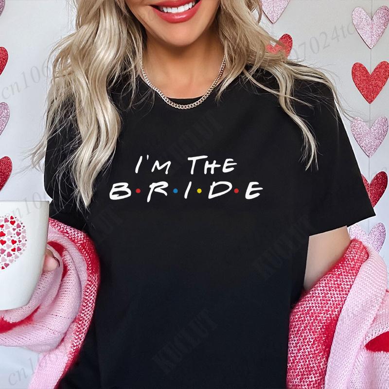 I The Birde Groom Tshirt Bachelorette Farewell Party Tee Team Bride Shirt Bridal Shower Wedding Tops EVJF Bridesmaid Blouses