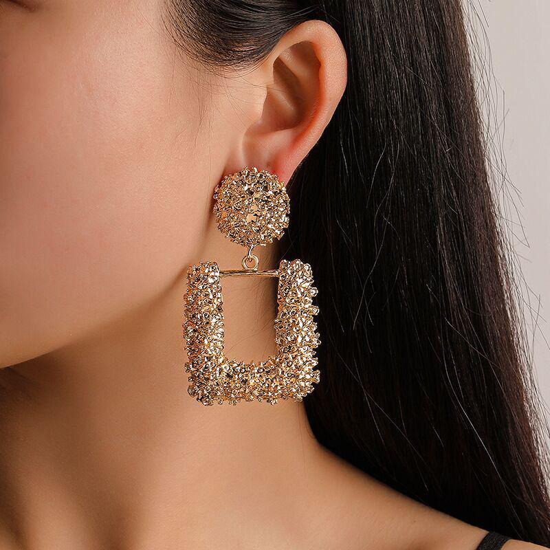 Classic European & American Fashion Alloy Earrings for Women - Personalized New Style Ear Studs