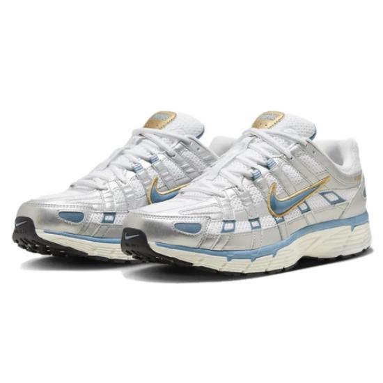 Nike P-6000 'Металлический Серебристо-Эгейский Шторм' Мужские HJ7246-100