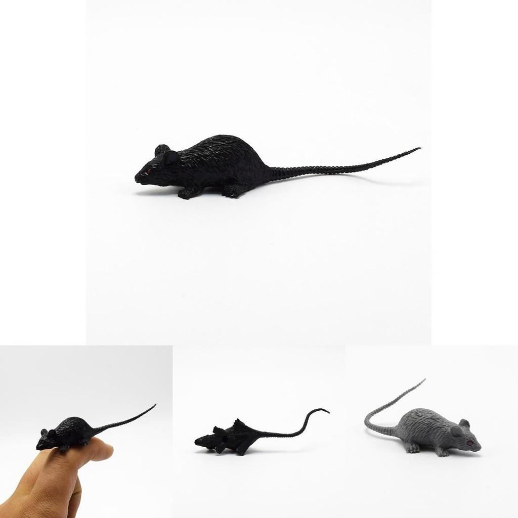 Terrifying Mini Mouse Model For Halloween Tricks Plastic Material 9cm Size