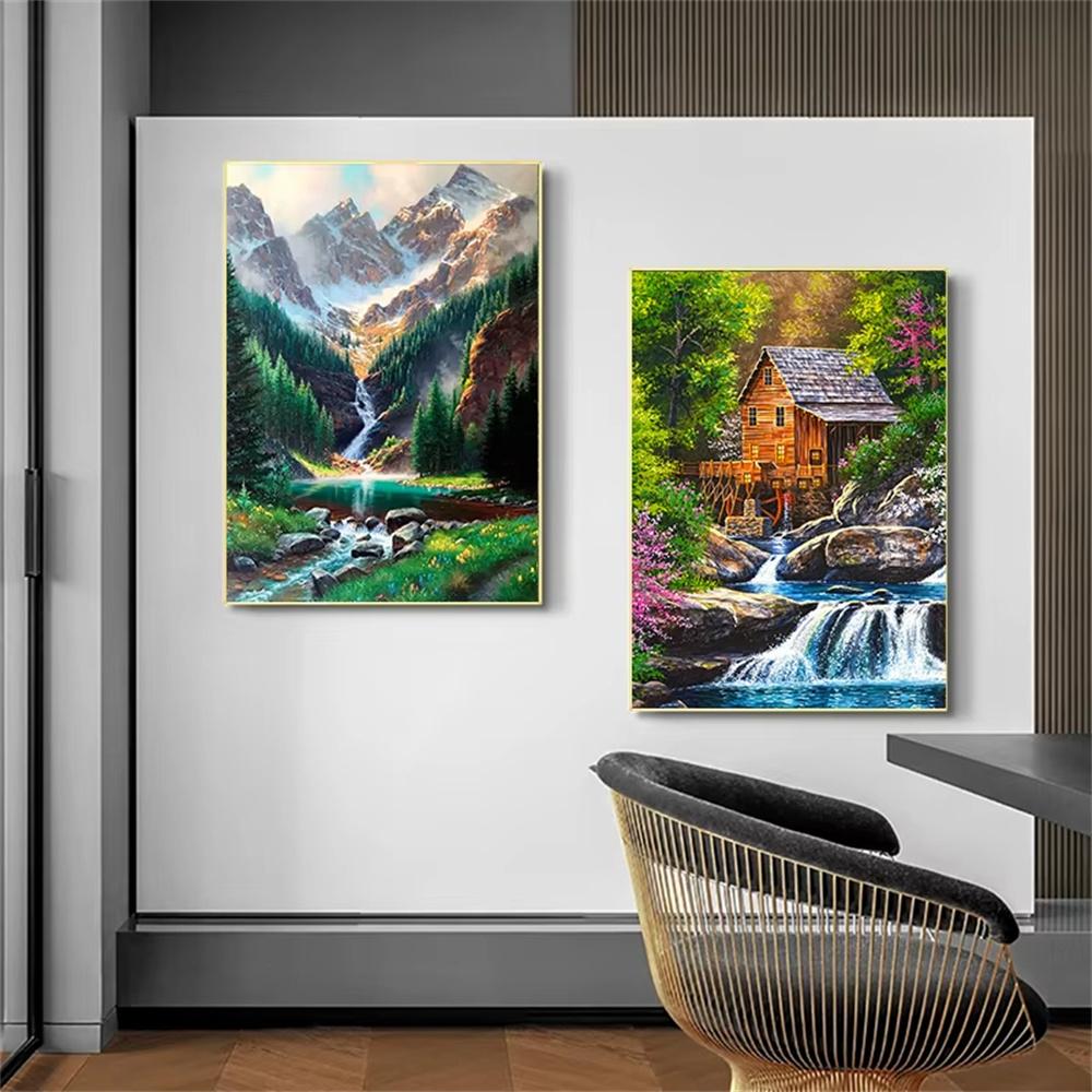 Попугай DIY 5D Алмазная картина Набор Пейзаж Алмазная мозаика Птица Вышивка крестом Ручная работа Инкрустированная вышивка стразами Домашний декор