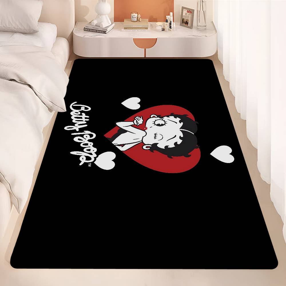 B-Betty Girl B-Boop Door Mat Washable Non-Slip Living Room Sofa Chairs Area Mat Kitchen Doormat Area Rug