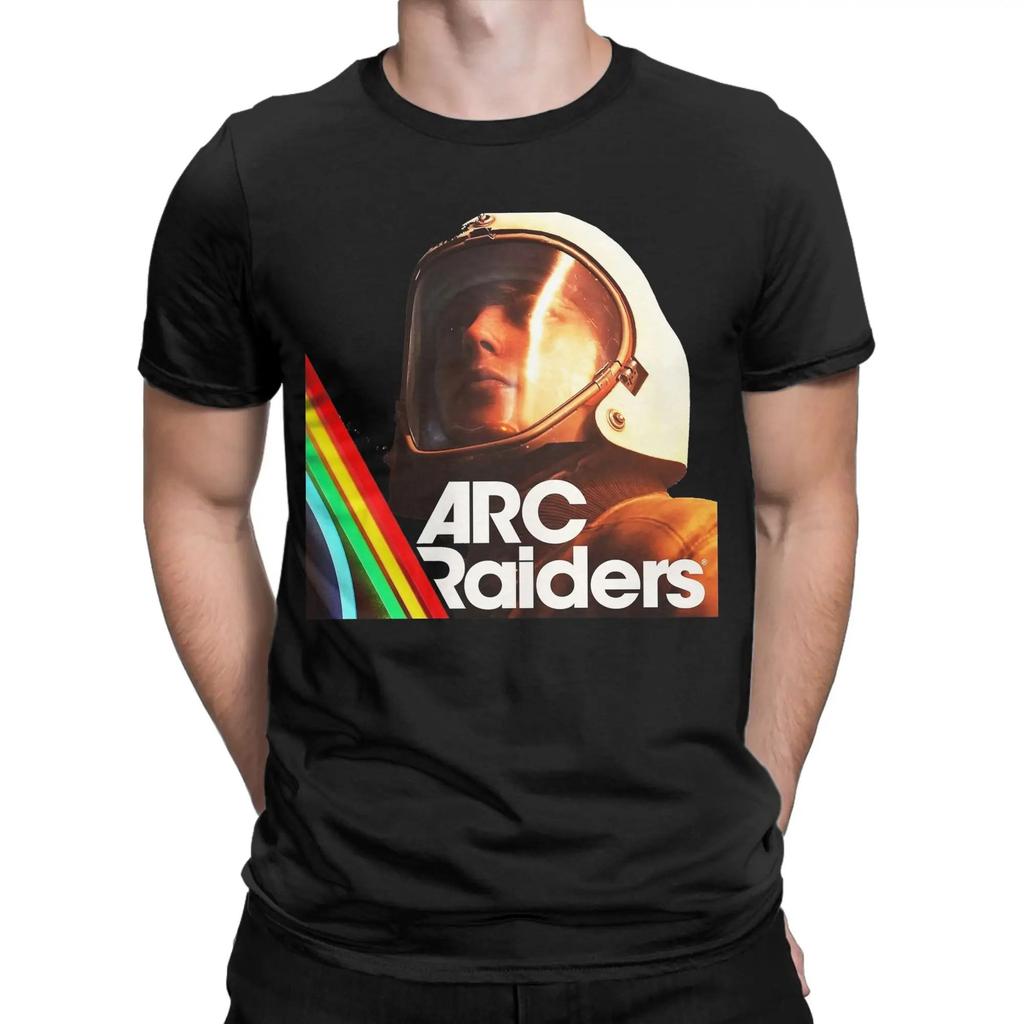 Arc Raiders Печатная хлопковая футболка Мужская Повседневная Свободный крой Пара Мода Уличная одежда harajuku графические футболки оверсайз футболка