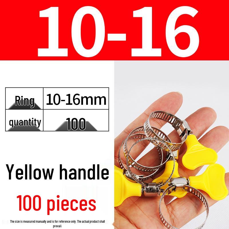 Хомут из нержавеющей стали, лента с ручной затяжкой для водопроводных и воздушных труб