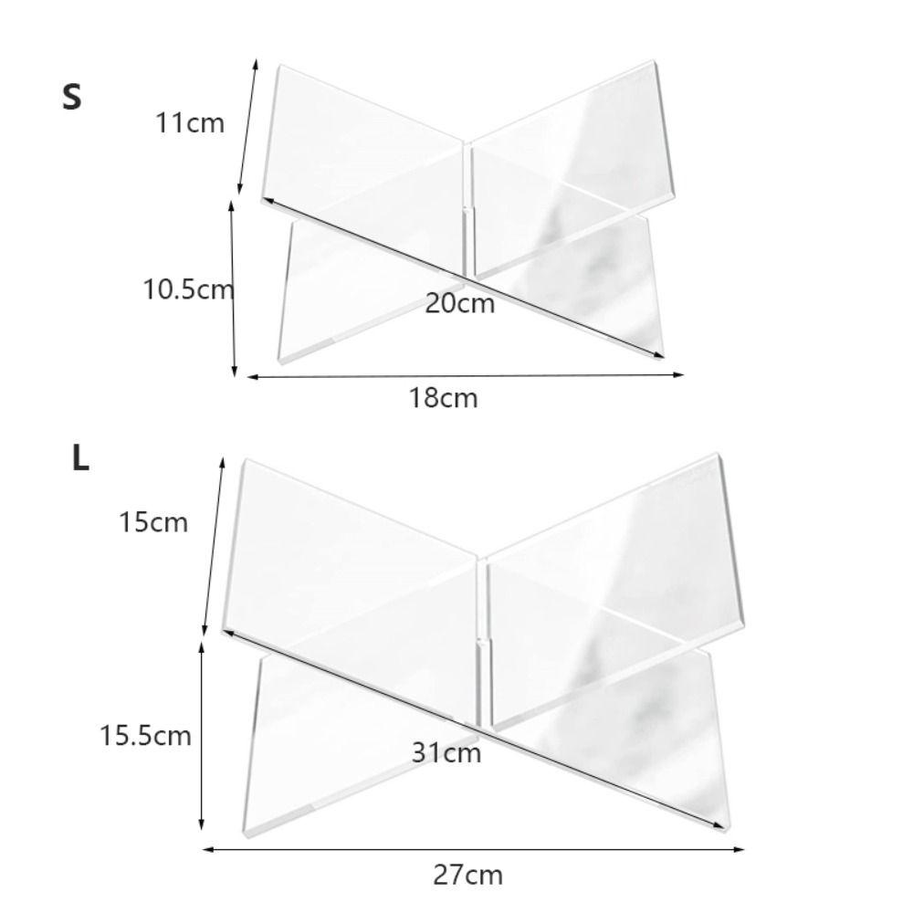 Acrylic Book Display Stand Transparent/Black Cookbook Stand Recipe Stand The Quran