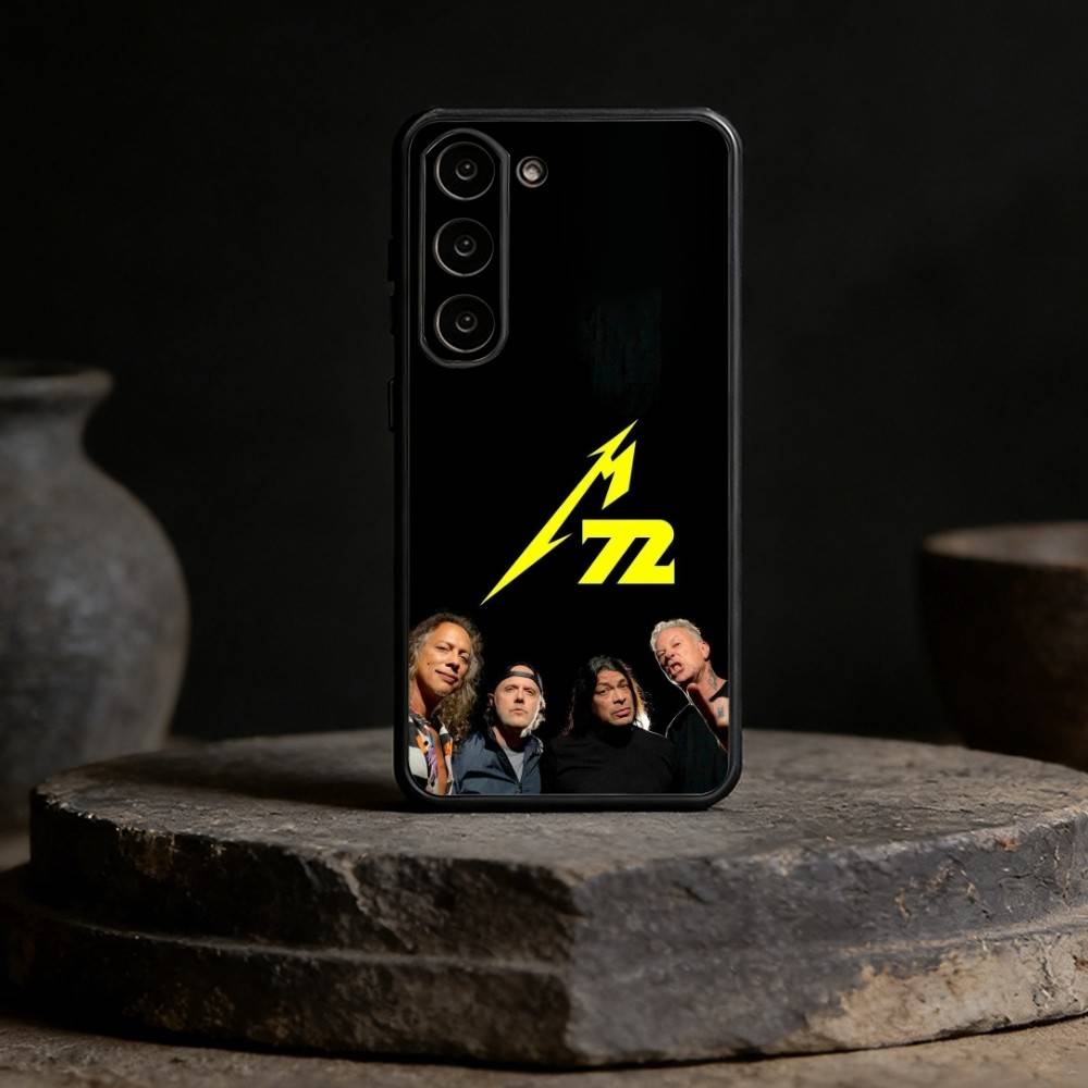 Чехол для телефона 72 M-MetallicaS для Samsung Galaxy A20, 21s, 22, 31, 32, 52, 53, 72, 73, 80, 91, Мягкий черный корпус