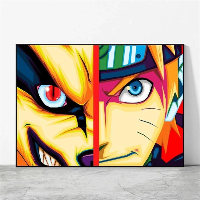 Canvas Poster Naruto Uzumaki Naruto Wall Sticker Gift Art Picture Living Room Hanging Friend Gift