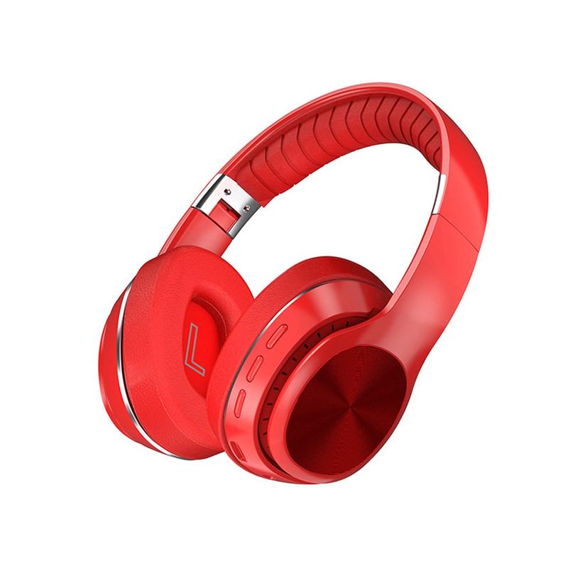 Беспроводные наушники 8D Hi-Fi, стереогарнитура, мягкие кожаные наушники, встроенный микрофон для ПК/сотовых телефонов/ТВ