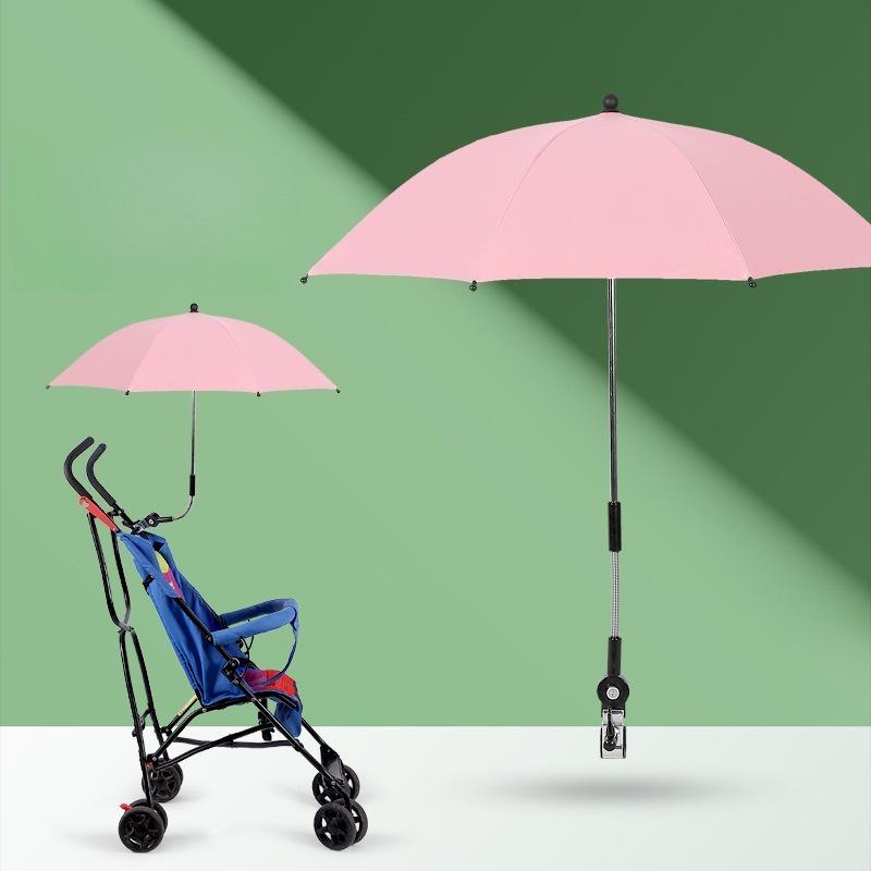 Universal Baby Car Pram Umbrella Adjustable Shade Umbrella Uv Sunshade For Stroller Accessories Sun Visor Portable Parasol Items