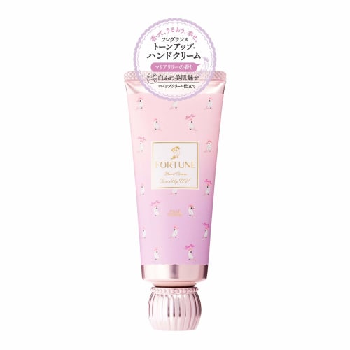 FORTUNE KOSE Fragrance Tone Up Hand Cream Прозрачный крем для рук Beautiful Skin Pink Pearl UV Effect Аромат Maria Lily 60 г (х 1)