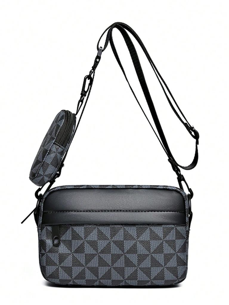 Colorblock Shoulder Bag - Trendy Patchwork Crossbody Purse (Mini Phe Bag for Women)