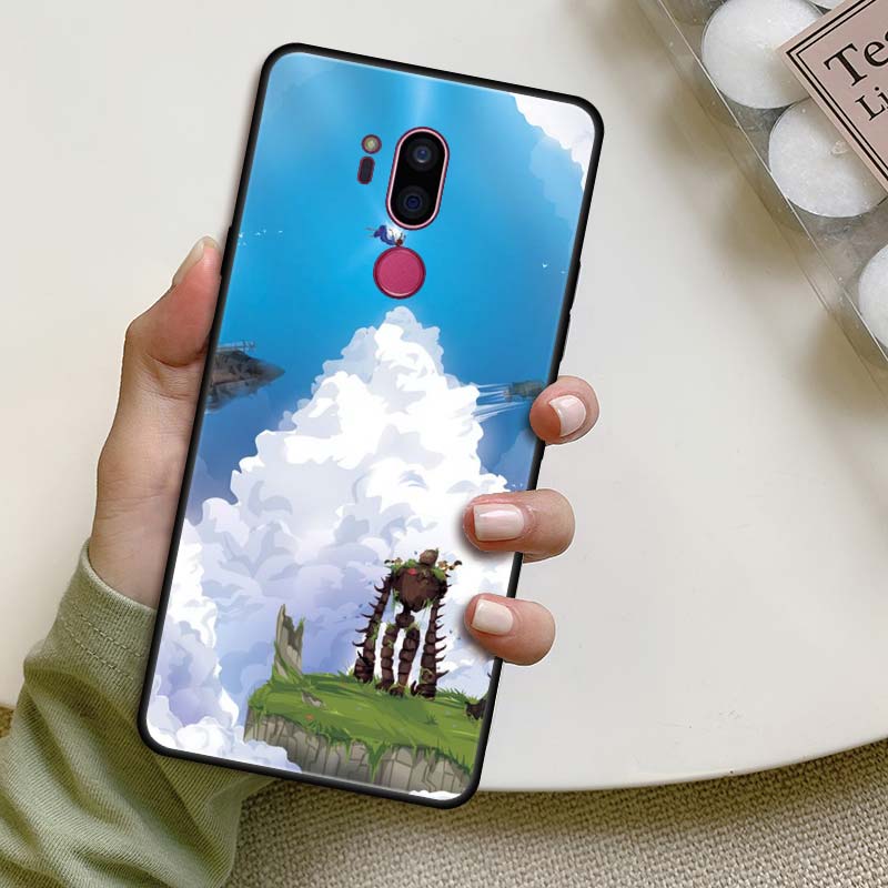Чехол аниме Studio Ghibli Тоторо для LG K40 K40s K41s K50 K51s K61 G7 G8 ThinQ Q51 Q61 Q60 Q70, черный силиконовый чехол для телефона