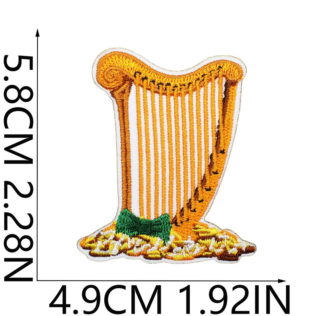 Clover Series Embroidery Cloth Sticker Holiday Clothes Decoration St. Patrick'S Day Patch Sticker Car Rainbow Chapter Boy