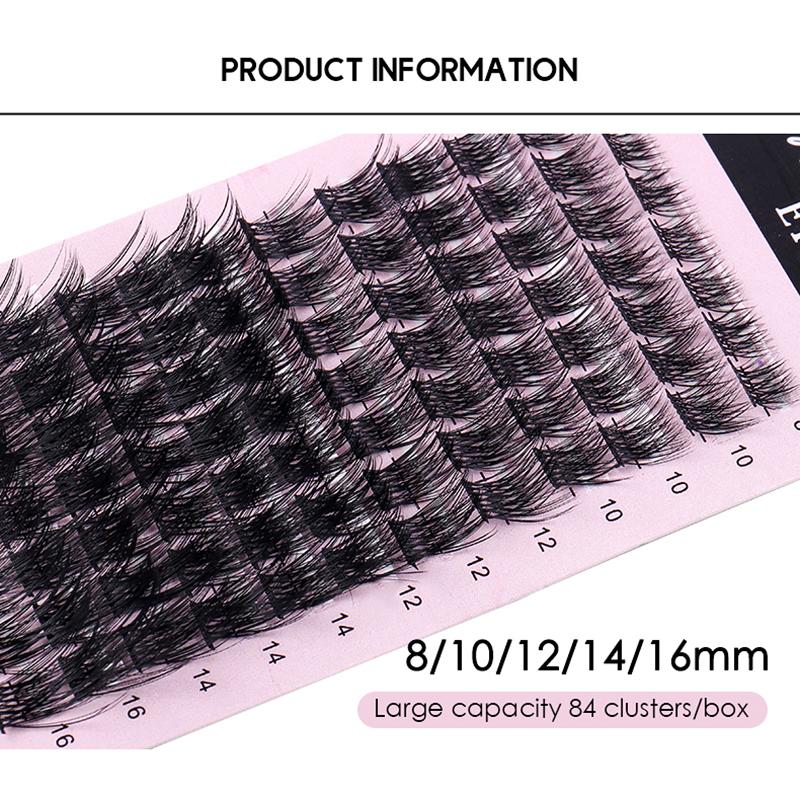 Накладные пучки ресниц, отдельные кластеры, наращивание ресниц, сегментированные накладные ресницы из искусственной норки, натуральные мягкие
