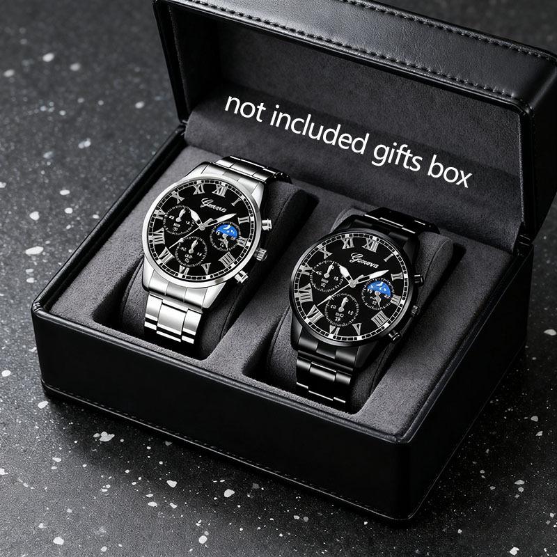 Женева высококачественные мужские роскошные ремни модные кварцевые часы повседневные мужские круглые деловые спортивные роскошные кварцевые часы