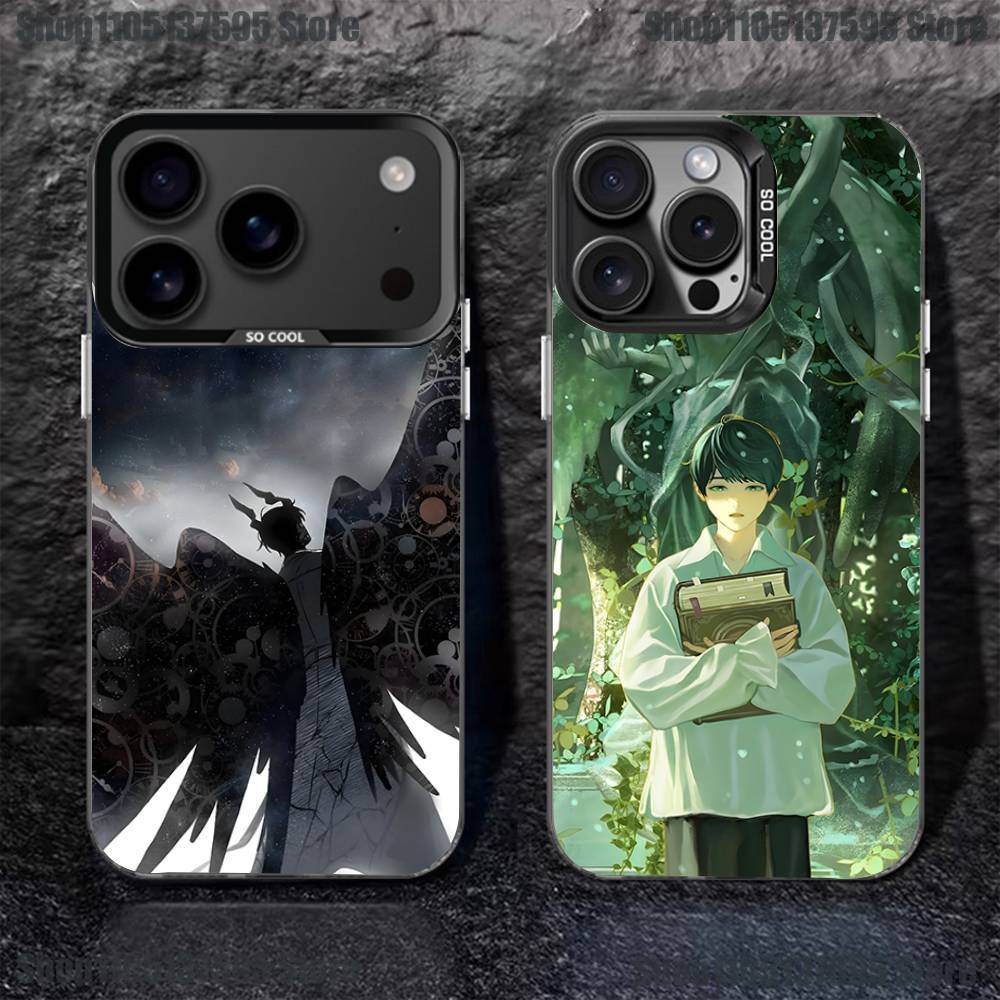 Чехол для телефона «Всеведущий читатель» для iPhone 17, 16, 15, 14, 13, 12, 11, Pro, XS, Max, Plus, Mini, SE4, E Черный матовый противоударный чехол