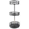 3 Tier 360 Degree Rotatable Spice Rack Kitchen Cabinet Organizer Shelf for Jars Cans Bottles