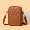 Модные брендовые женские мини-сумки для мобильных телефонов из коровьей кожи, трендовые дизайнерские женские сумки для девочек, повседневная сумка через плечо из натуральной кожи