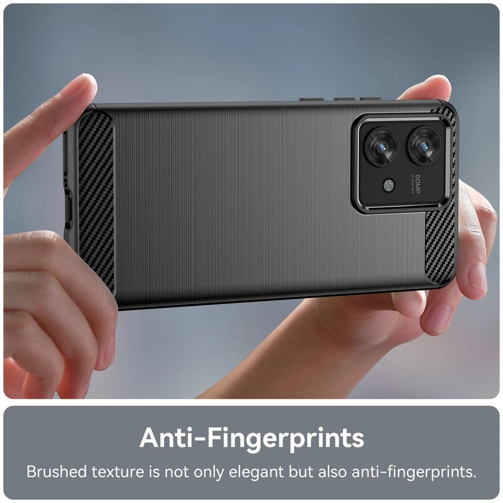 Чехол из ТПУ с текстурой из углеродного волокна для Motorola Edge 40 Neo Moto Edge 50 Pro Fusion Ultra, защитный чехол, противоударный, Funda Coque