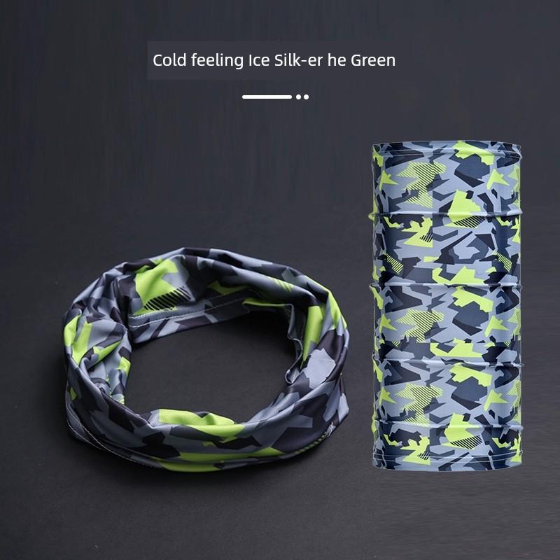 Ice Silk Cervical Support Summer Takeaway Keep Warm Sun Block Mask