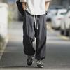 Men's Summer Ice Silk Quick-Dry Paratrooper Pants - Thin, Loose, Trendy Nine-Point Casual Workwear Trousers