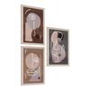Cadres - House Nordic - Madison - Lot de 3 - MDF et verre - Style scandinave moderne