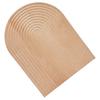 Wooden Bread Tray Natural Safe Multifunction Bread Dessert Tray for Home KitchenOval