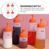 Transparent Squeeze Sauce Bottle Plastic Squeeze Bottle New Mini Condiment Bottle
