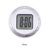 Водонепроницаемые цифровые часы-будильник Точные и стильные Прочный пластиковый цифровой дисплей Часы-будильник Часы-хронограф, белые