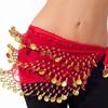 Belly Dance Skirt Beautiful Shiny Lightweight Belly Dance Hip Scarf for Dance Training Performance