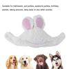 Plush Bunny Headwear Headwear Accessory Pet Costume Hat Party Animal Costume for Small Dogs