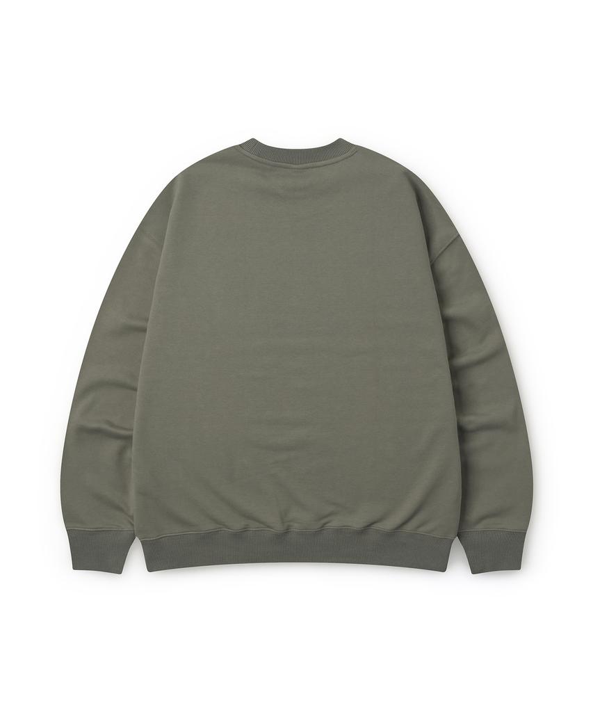 CAMEL WORK Small Logo Sweatshirt (Khaki)