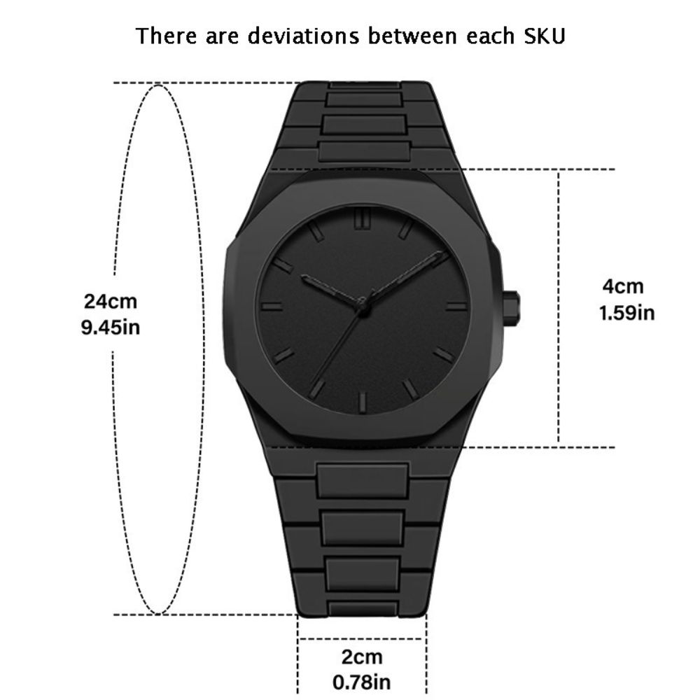 Lightweight Plastic Case Quartz Wristwatch Business Casual Watches  Simple Sports