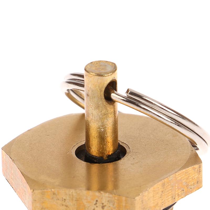 Truck Air Tank Drain Valve Anti-Rust Antifouling Air Tank Drain Switch Type 151 Copper Plug Screw Auto Parts