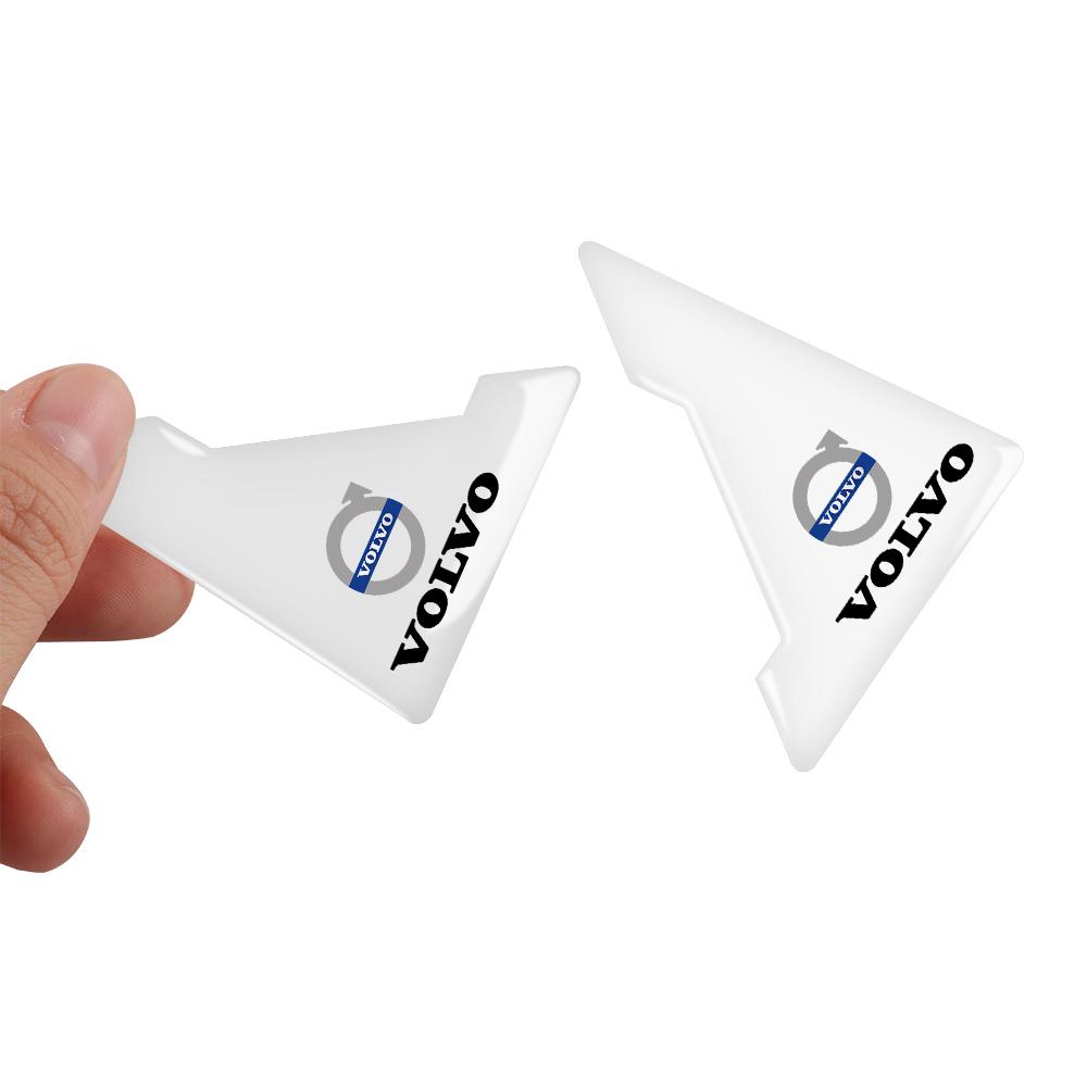 2/4 шт. Прозрачные защитные накладки на углы автомобильных дверей, защита от столкновений и царапин для Volvo Rdesign AWD C30 C70 S40 S60 S70