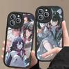 Genshin Impact Коломбина Для IPhone 16 15 14 13 12 11 Pro Max Plus Кожаный Чехол для Телефона