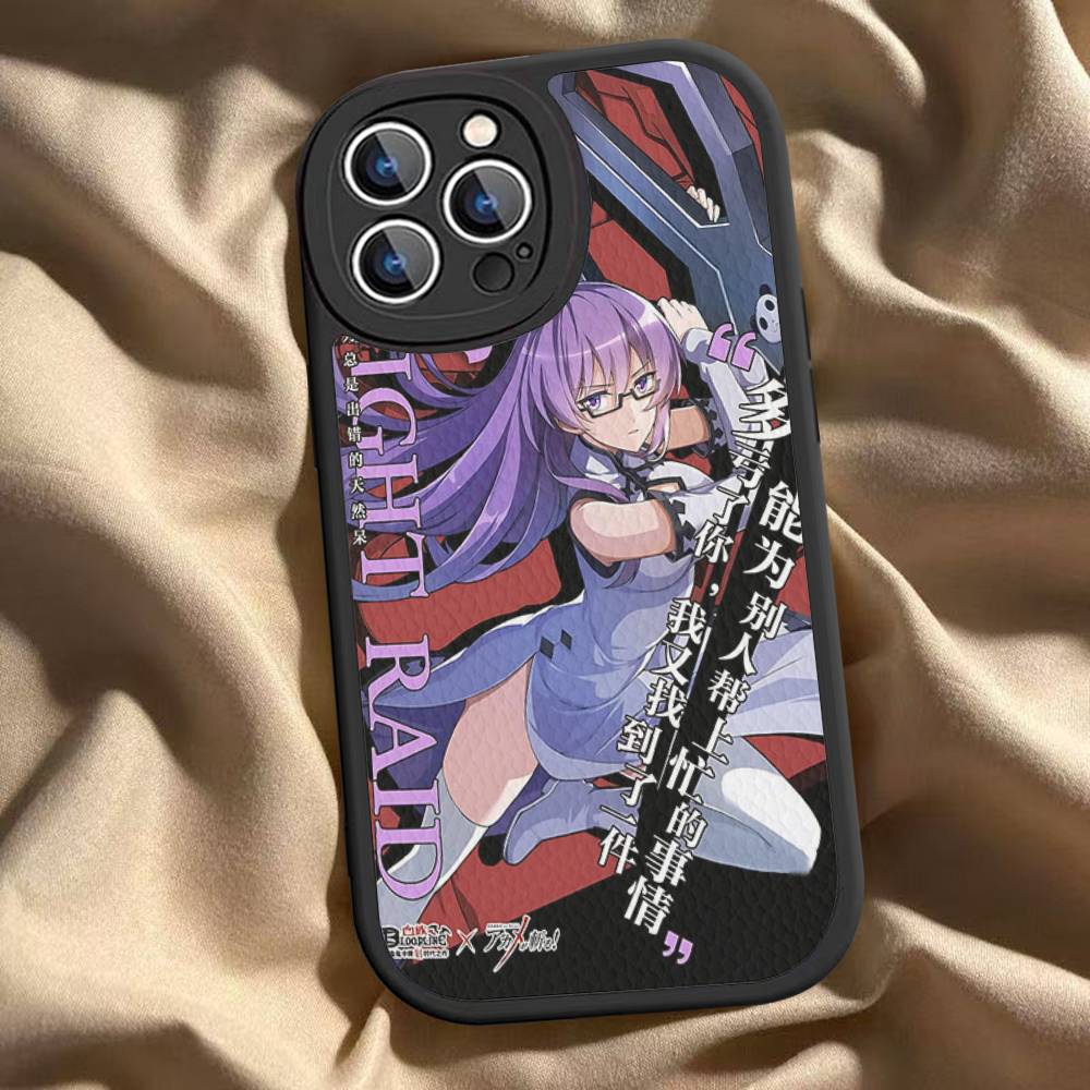 Японское аниме Akame Ga KILL Чехол для телефона Для IPhone 16 15 14 13 12 11 Pro Max Plus Кожаный Мягкий Чехол